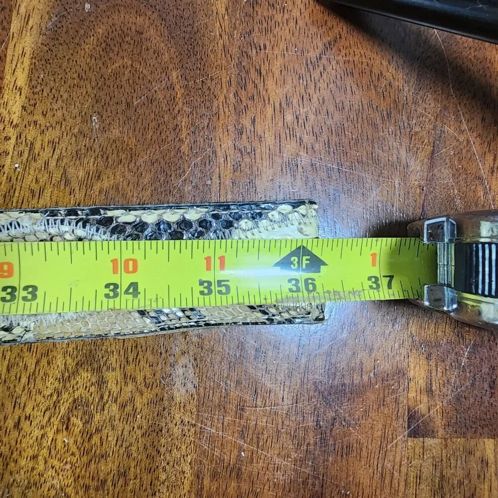 Norcona Belt Genuine Snake without Buckle Size 32